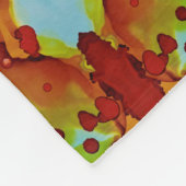 zonsondergang fleece deken (Hoek)