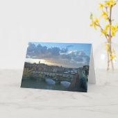 Zonsondergang Florence - Arno Kaart (Gele Bloem)
