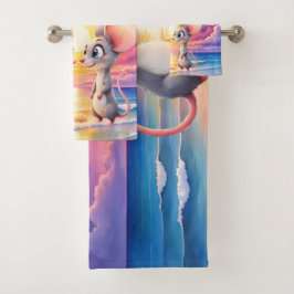 Zonsondergang Fluisteringen – Een Klein Liefdesver Bad Handdoek