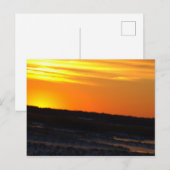 Zonsondergang Foto Ansichtkaart Briefkaart (Voorkant / Achterkant)