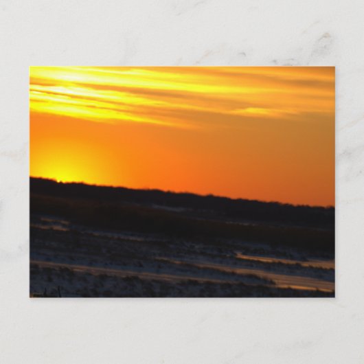 Zonsondergang Foto Ansichtkaart Briefkaart (Voorkant)