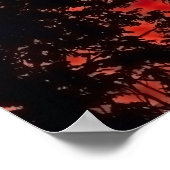 Zonsondergang foto met Ralph Waldo Emerson citaat Poster (Hoek)