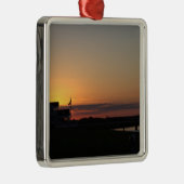 Zonsondergang Foto Ornament (Rechts)