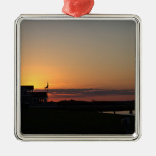 Zonsondergang Foto Ornament 