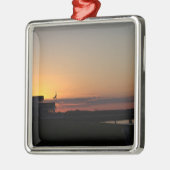 Zonsondergang Foto Ornament (Links)