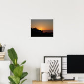 Zonsondergang Foto Poster (Thuiskantoor)
