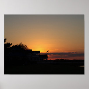 Zonsondergang Foto Poster