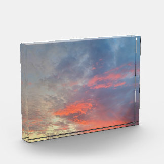 Zonsondergang fotoblokken
