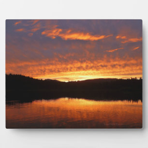Zonsondergang Fotoplaat