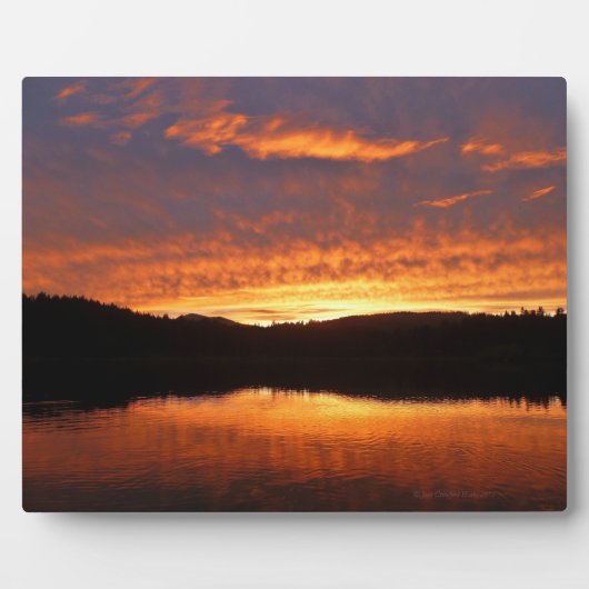 Zonsondergang Fotoplaat (Voorkant)