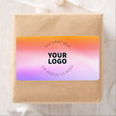 Zonsondergang geïnspireerd Ombre | Retouradres of  Etiket (Insitu)