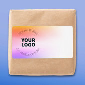 Zonsondergang geïnspireerd Ombre | Retouradres of  Etiket