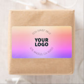 Zonsondergang Geïnspireerde Ombre | Retouradres of Etiket (Insitu)