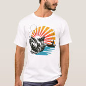 Zonsondergang Gevist Avontuur T-shirt (Voorkant)