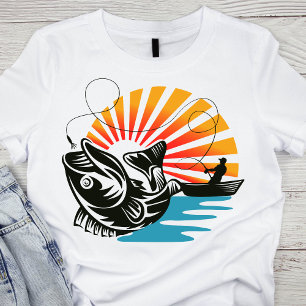 Zonsondergang Gevist Avontuur T-shirt