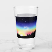 zonsondergang glas (Achterkant)