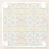 zonsondergang glazen onderzetter (Achterkant)