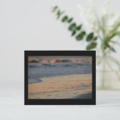 zonsondergang gloed ansichtkaart briefkaart (Staand voorkant)