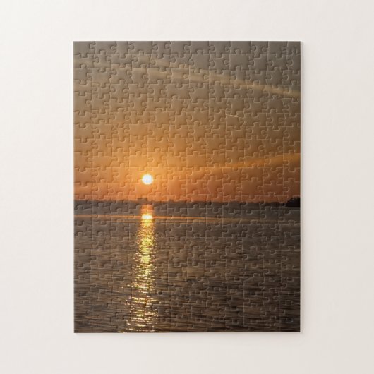Zonsondergang Gloed Legpuzzel (Verticaal)
