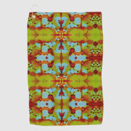 zonsondergang golfhanddoek