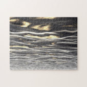 zonsondergang golven legpuzzel (Horizontaal)