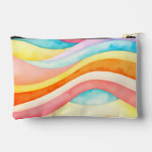 Zonsondergang Golven Watercolor Moeder Etui (Achterkant)
