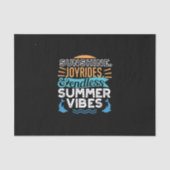 Zonsondergang Golven & Zomer Avonturen - Cool Summ Tissuepapier (Voorkant)