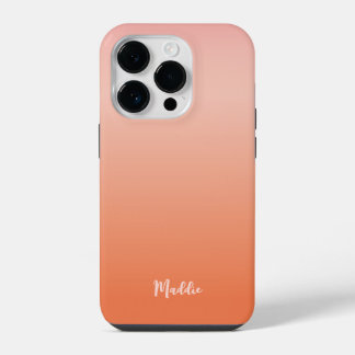 Zonsondergang Gradiënt Oranje en Warme Kleur iPhone 14 Plus Hoesje