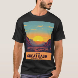  zonsondergang Great Basin National Park - Nevada T-shirt