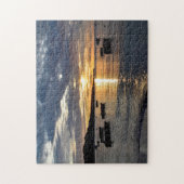 Zonsondergang Grenada Cariben. Legpuzzel (Verticaal)