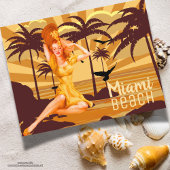 zonsondergang Groeten uit Miami Briefkaart