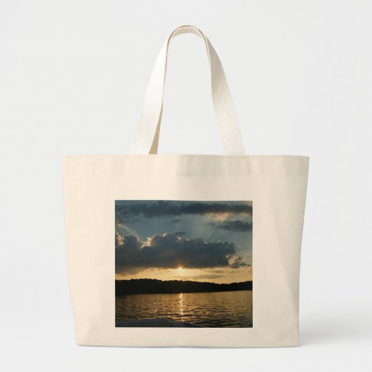 zonsondergang grote tote bag (Voorkant)