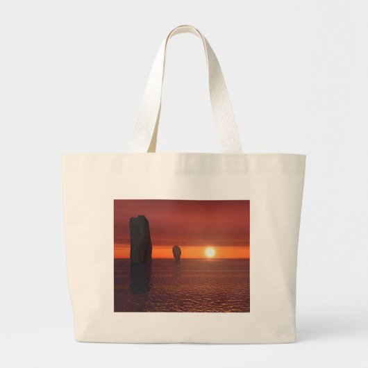zonsondergang grote tote bag (Voorkant)