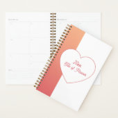 Zonsondergang Harten Planner (Display)
