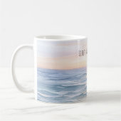Zonsondergang Het leven is beter op het strand Koffiemok (Links)