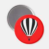 zonsondergang hete luchtballon magneet (Voorkant / Achterkant)