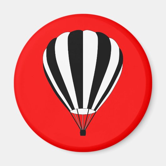 zonsondergang hete luchtballon magneet (Voorkant)