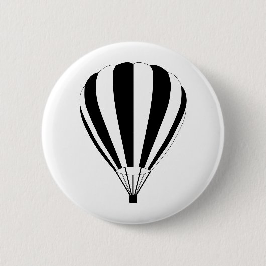 zonsondergang hete luchtballon ronde button 5,7 cm (Voorkant)