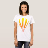 zonsondergang hete luchtballon t-shirt (Voorkant volledig)