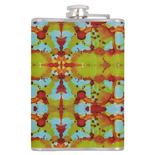 zonsondergang heupfles (Achterkant)