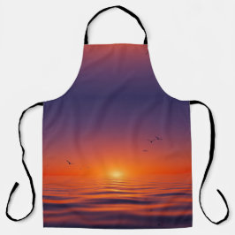 Zonsondergang Horizon Schort