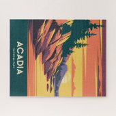 Zonsondergang in Acadia National Park Legpuzzel (Horizontaal)