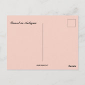 Zonsondergang in Antigua Briefkaart (Achterkant)