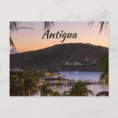 Zonsondergang in Antigua Briefkaart (Voorkant)