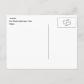 Zonsondergang in Big Bend National Park, Texas Briefkaart (Achterkant)