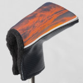 Zonsondergang in brand golfheadcover (3/4 voorkant)