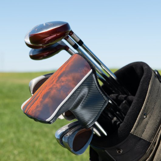 Zonsondergang in brand golfheadcover (Insitu)