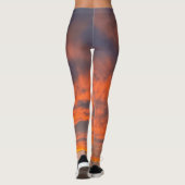 Zonsondergang in brand leggings (Achterkant)
