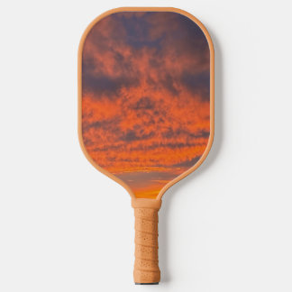 Zonsondergang in brand pickleball paddle