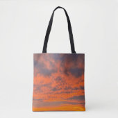 Zonsondergang in brand tote bag (Voorkant)